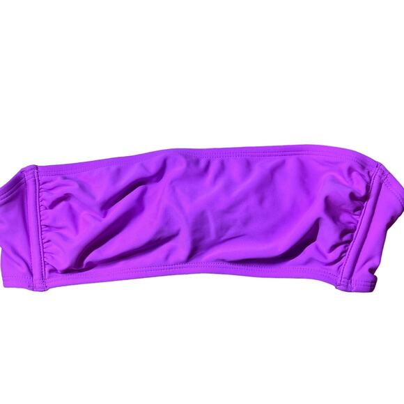 Wild Fable Women's Purple Pull Over Bandeau Bikini Top - Size Small - NWT - Picture 1 of 6